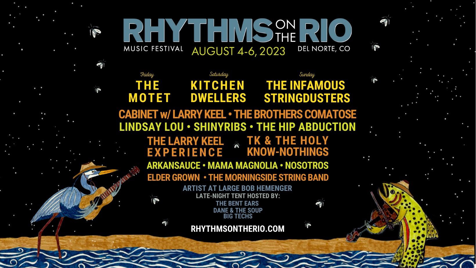 Rhythms on the Rio Lineup Rhythms on the Rio