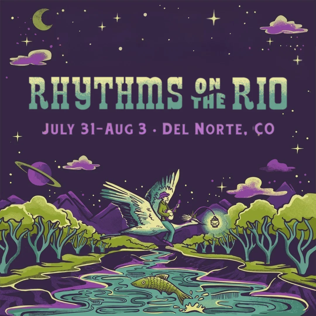 Rhythms on the Rio Music Festival 2025 | Del Norte, CO | Web Header